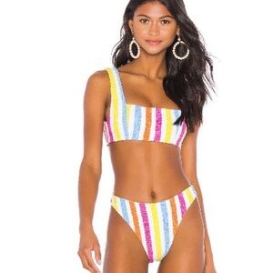 Tularosa Colorful Striped Bikini